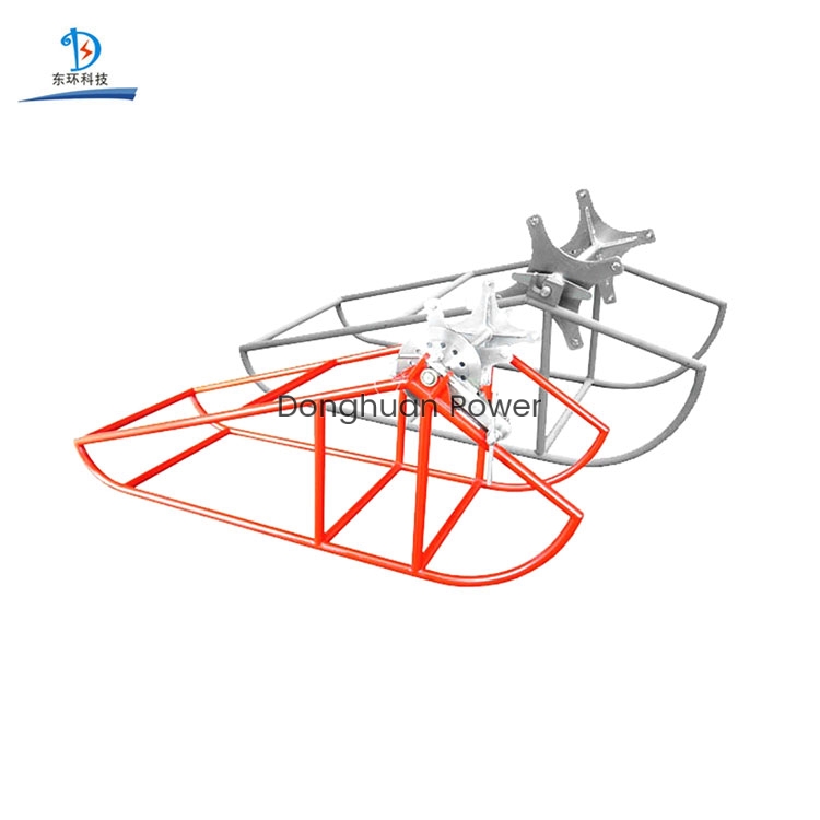 Brake Frame Electric Wire Rope Reel Stand for Supporting Cable Rope Reel GSP Steel Wire Rope Reel Stand