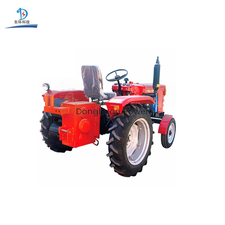 Double Drum Tractor-drawn Winch/walking tractor winch/tractor machine