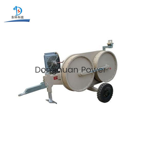 Overhead Stringing Hydraulic Puller Tensioner , 3T Power Construction Conductor Stringing Machine